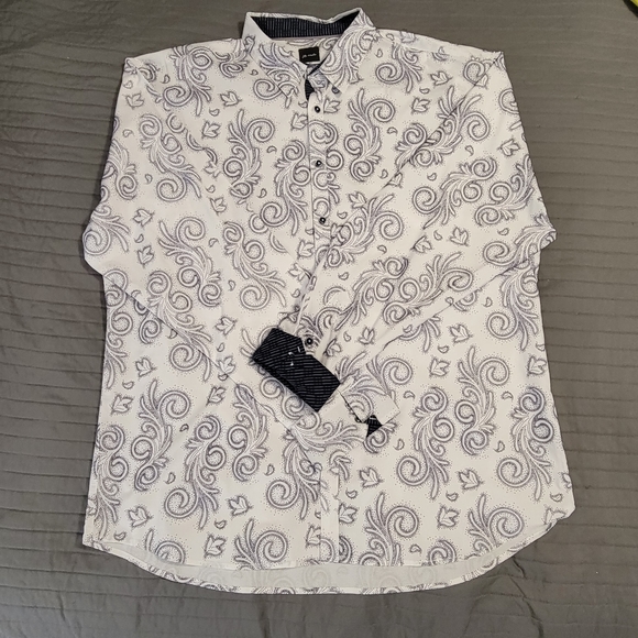 JB Holt Athletic Fit Long Sleeve Button Down 3XL - Picture 3 of 8